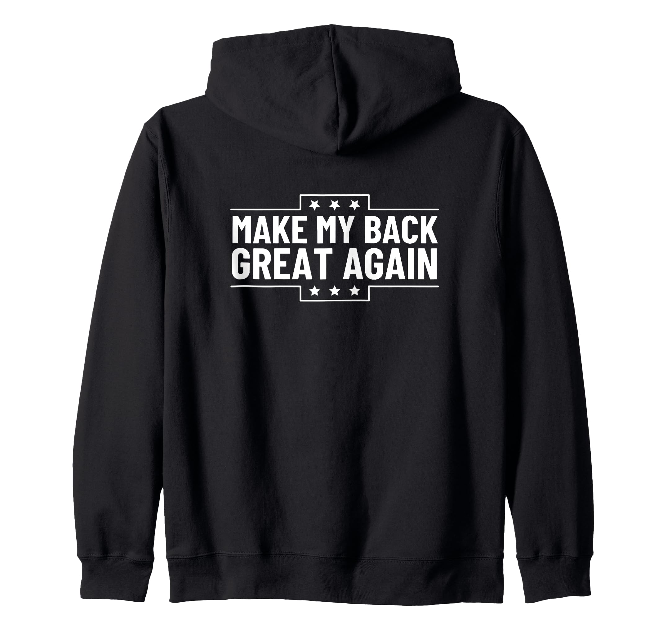 

Make My Back Again Back Surgery Recovery Zip Hoodie чёрный