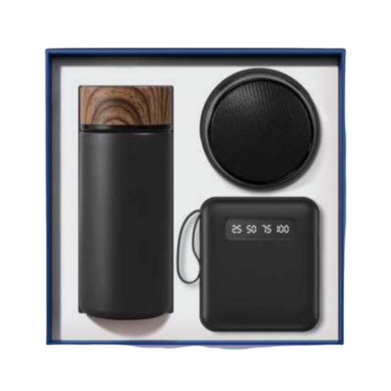 Smart Gift Set with Thermos, Speaker, & Power Bank