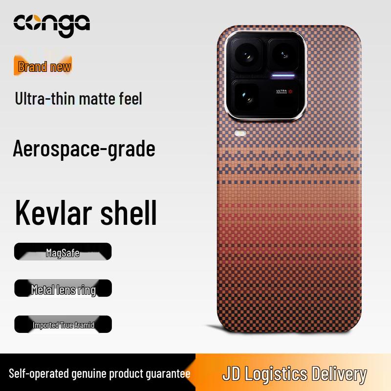 CONGA Kevlar Aramid Fiber Magnetic Phone Case for iQOO 15 U iQOO 15 U