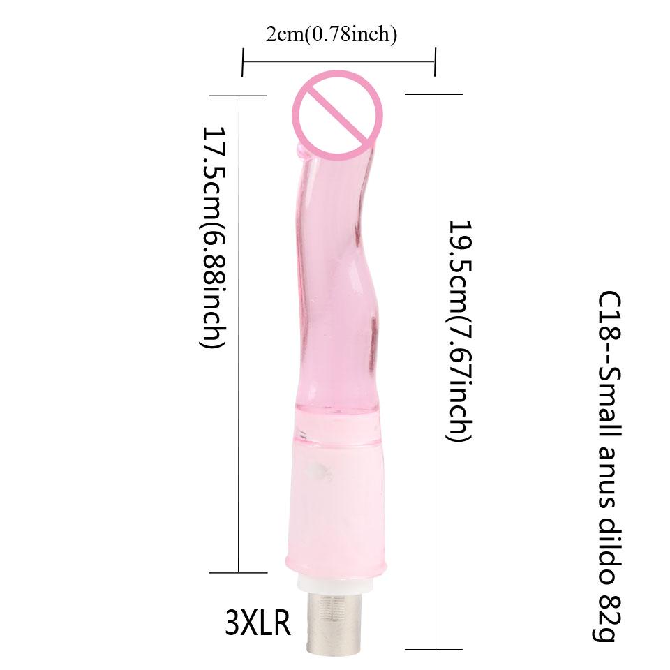 DTSUDU Sex Machine Accessory For Sex Machine, With 3XLR Connector, Toy Suction Cup, Adjustable Length Angle Accessory