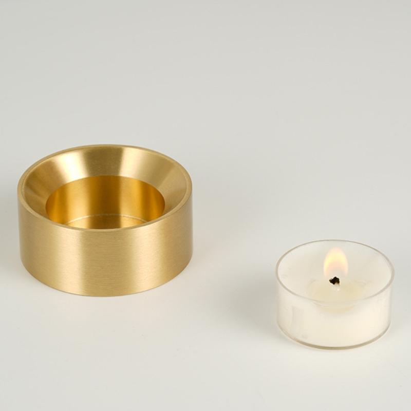 Candlesticks Candle Holder Brass Retro Golden Candle Holder Home Decorations Candlesticks Room Metal Stand