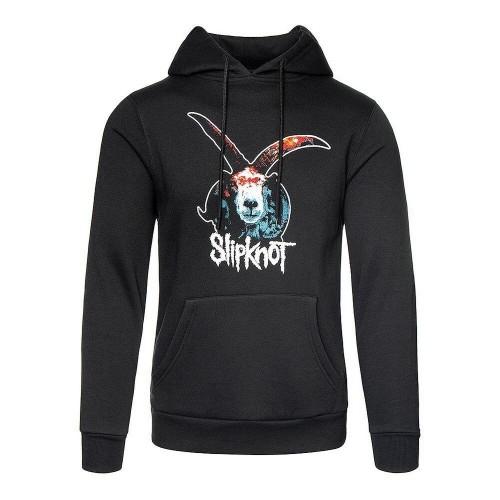 Slipknot Unisex mikina s kapucí a potiskem pro dospělé s kozou