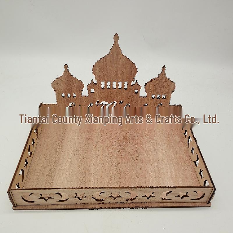 2022 Wooden Holiday Ornaments Table and Dessert Tray Decorations