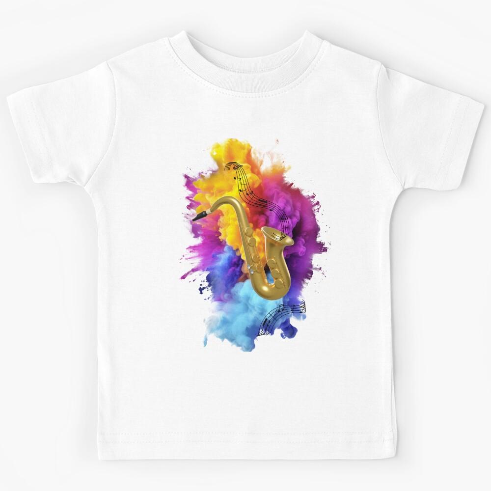 Color Jazz Music Classic T-Shirt Kids T-Shirt 120