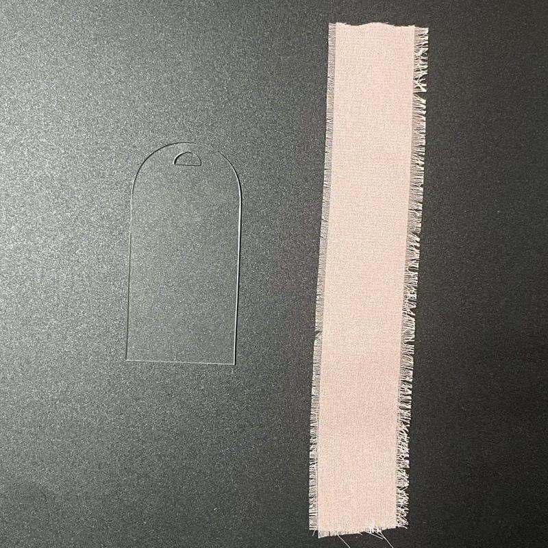 

New Blank Acrylic Arch Wedding Seat Reservation Label Seat Card Reserved Logo for Party Business Cards Bookmark Board 4.5x9cm Style B 20PCS прозрачный