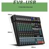 HuiDu Professional 8-Channel USB Mixing Console (CN Version)