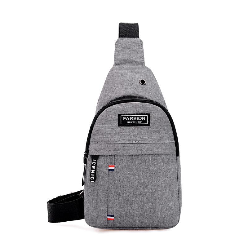[Same-Day Delivery] Fashion Trend Shoulder Messenger Bag Men'S Large-Capacity Leisure Sports Men'S Bag Breast Bag Heat