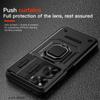 KEYSION Shockproof Case for Huawei nova 12 SE Slide Camera Lens Protection Ring Stand Phone Back Cover for Huawei Nova 12 SE