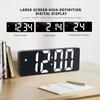 LED Digital Alarm Clock with 12/24-Hour Display