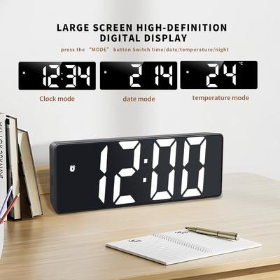 Despertador Digital LED com Display de 12/24 Horas
