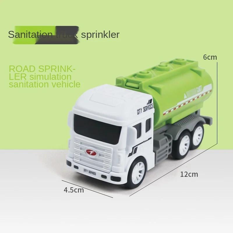 1Pc Diecast Car Engineering Model Excavator Crane Dump Truck Garbage Vehicle Classic City Construction Children Toy for Boy