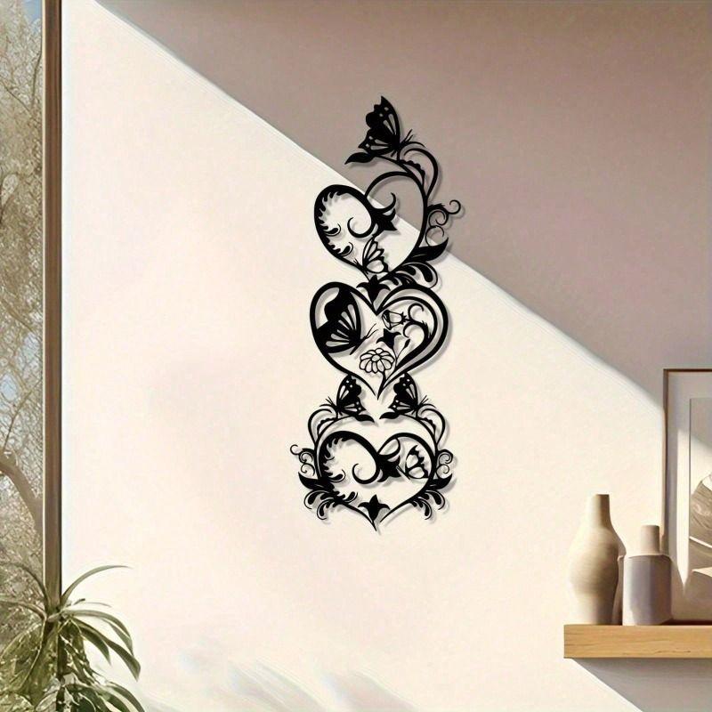 Modische Metall-Wanddekoration für Eingangsbereich, Büro, Schlafzimmer