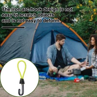 10Pcs Haken Kordelzug Elastische Seil Schnallen Starke Tragende Weit Verbreitet Outdoor Zelt Seil Baldachin Zelt Clips Camping Liefert