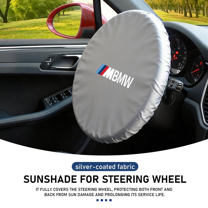 Foldable Car Steering Wheel Sun Shade Sun Protection Anti-uv Sunscreen For BMW 1 3 5 7 Series M F01 F20 F10 F13 E52 E53 E60 E93
