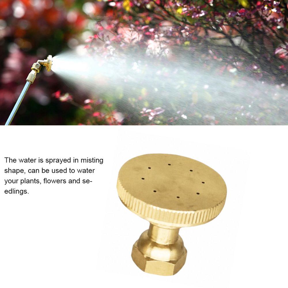 2pcs Heavy Duty Misting Nozzle Brass Misting Fitting Durable Watering Spray Nozzle  Flower Watering