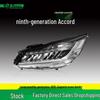 Honda Accord 16-18 Headlight Assembly: Fits 9.5th Gen, Low/High Trim, Original Front