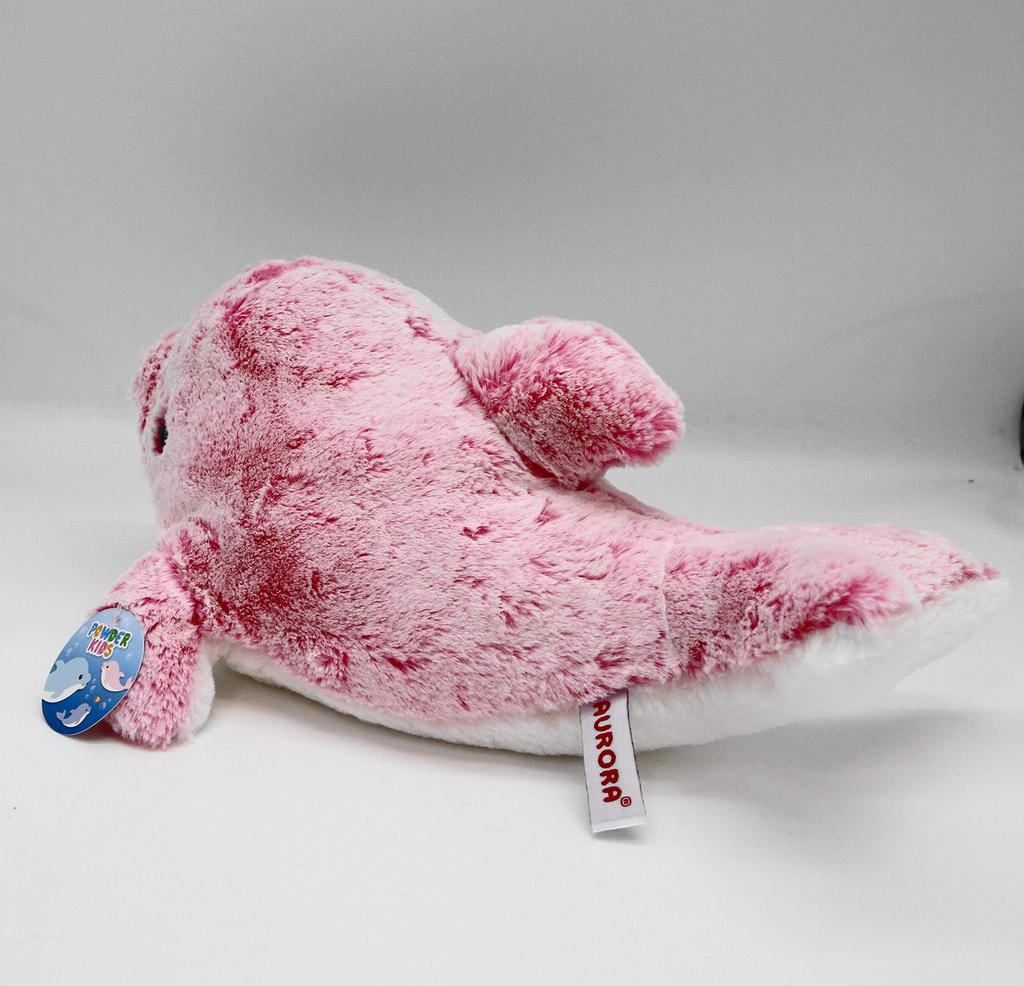 Aurora World Powder Kids Dolphin Plush Toy, Pink