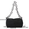 Zipper Small Square Bag Large Capacity Women Shoulder Bag Casual Rhinestone Handbag  Ladies