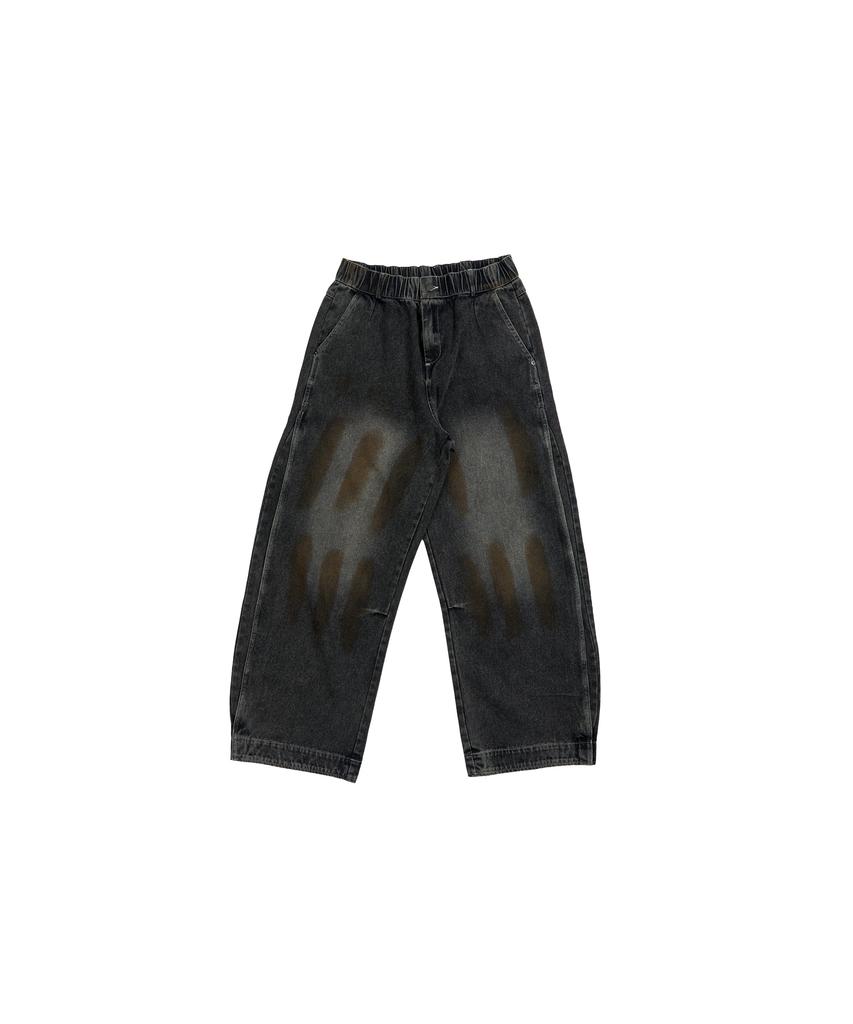 DOUBLE JD Big Brush Washed Denim