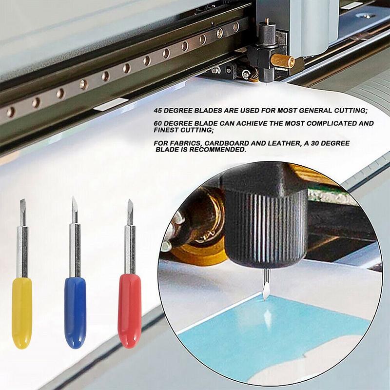 New 60pcs 30 45 60° Blades For Cricut Explore Air 2 Vinyl Cut Machines Cut Tools