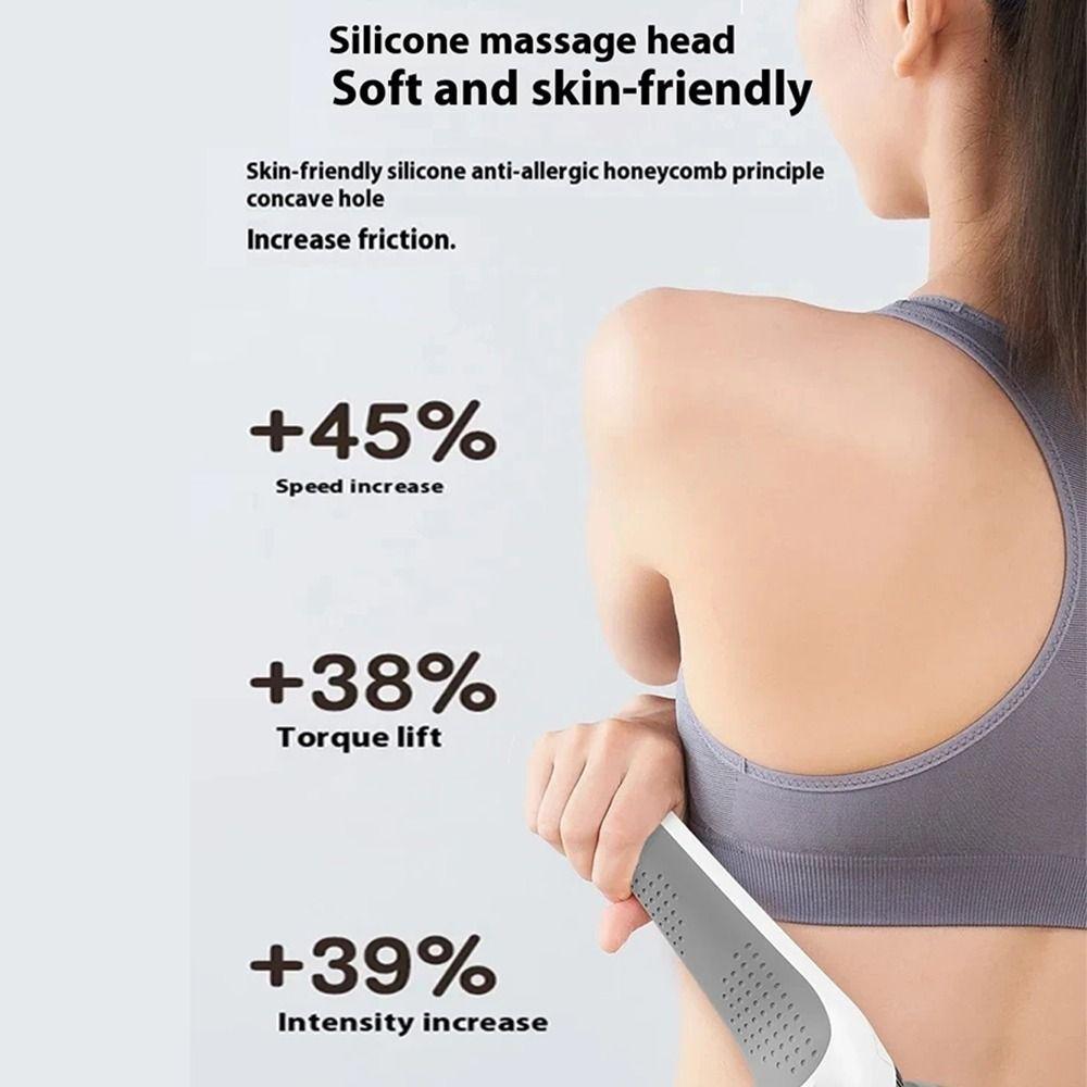 High-Frequency Vibration Electric Massage Stick USB Rechargeable Electric Massage Hammer Exercise