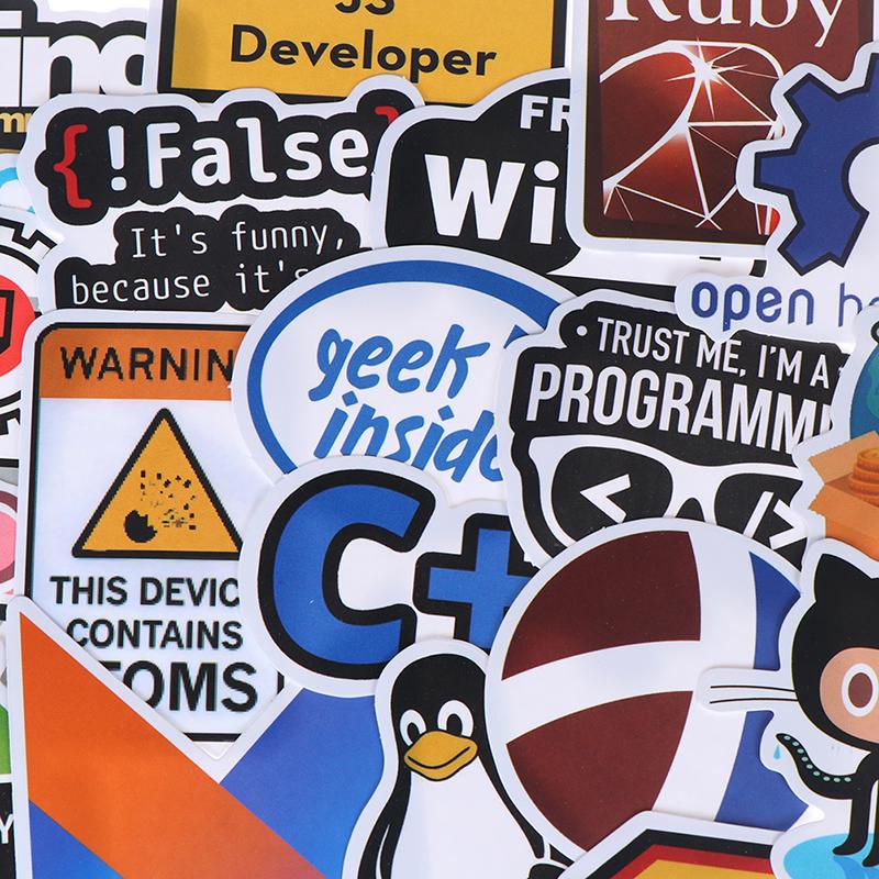 Cheap 50Pcs Internet Java Stickers Programmer Diy Suitcase Laptop ...