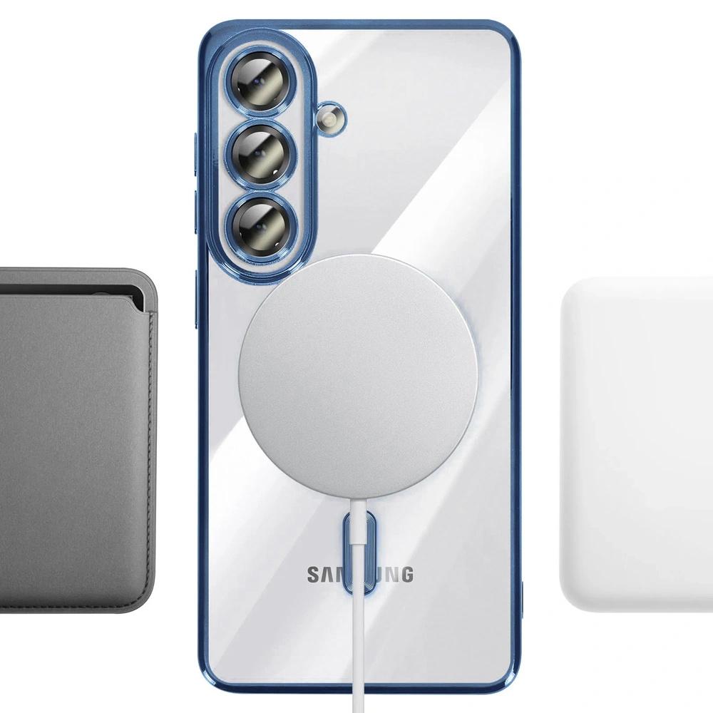 Case for Samsung Galaxy A37 5G, Electro MagSafe, blue