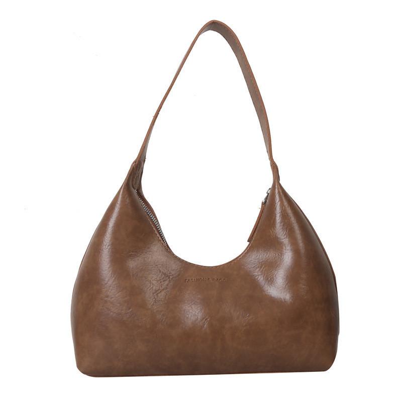 

Chic Small Vintage Shoulder Clutch For Women With Unique Stitching Design In Coffee StyleD