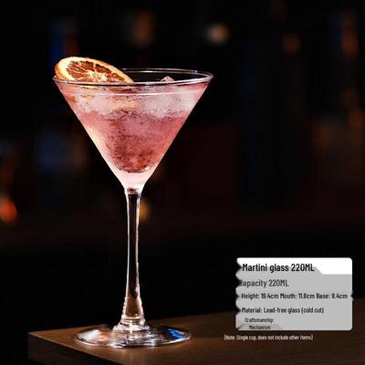 ZISIZ Handmade Martini Cocktail Glass