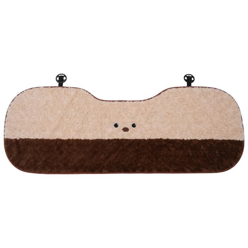 Plush Cartoon Car Neck and Lumbar Support Cushion