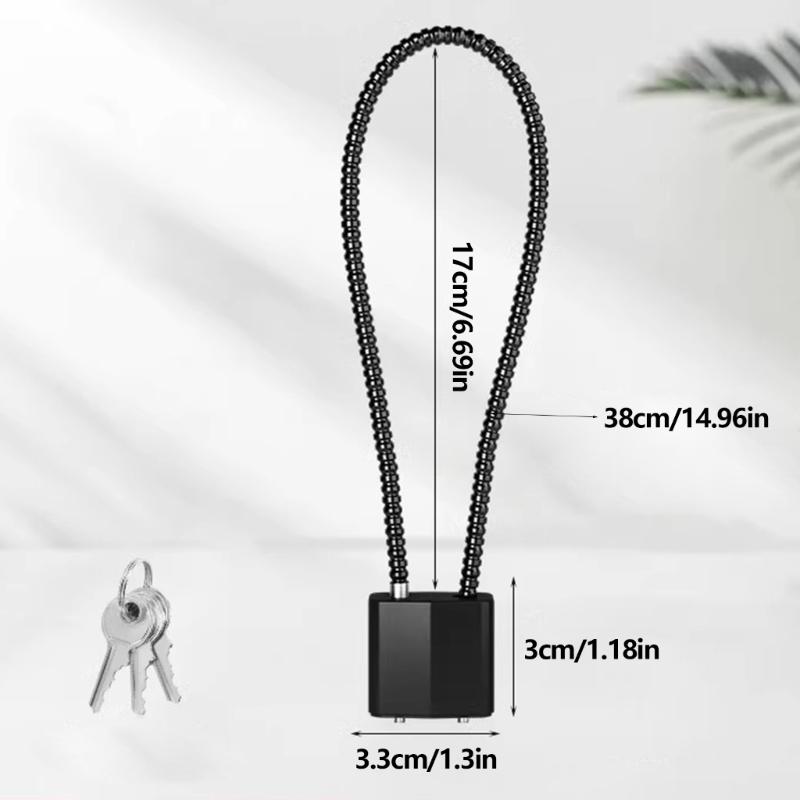 Light Weight Antitheft Steel Wire Padlock Dormitory Cabinet Luggage Lock with Key High Strength Cycling Lock Enduring