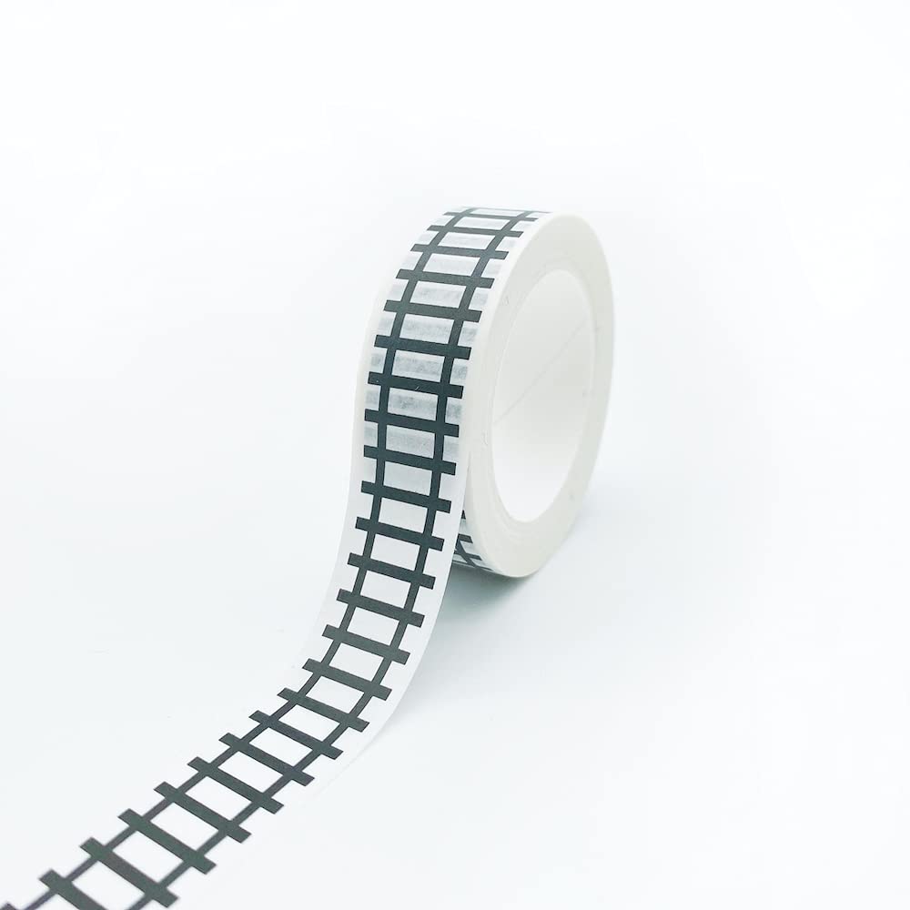 סט מסקינג YUBX של נייר וואשי ורכבת אקסטרה ליצירה, מתנה לילדים וקישוטי מתנות x סרט דביק, 4, סרט דביק, כביש, נתיב, עיצובים, ארוך, יצירה, צעצועים, יומנים,