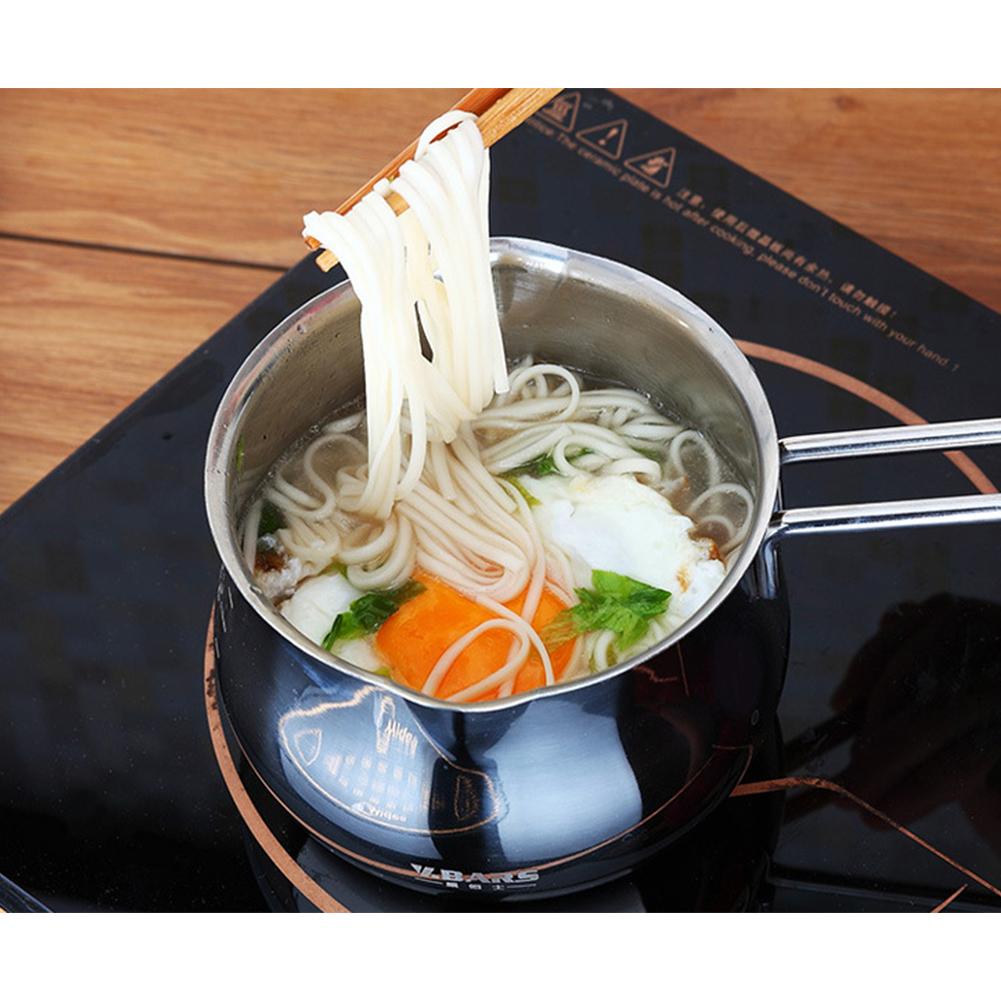 800ml Milk Warmer Pot With Dual Pour Spouts Stainless Steel Small Sauce Pan For Chocolate Cheese Melting