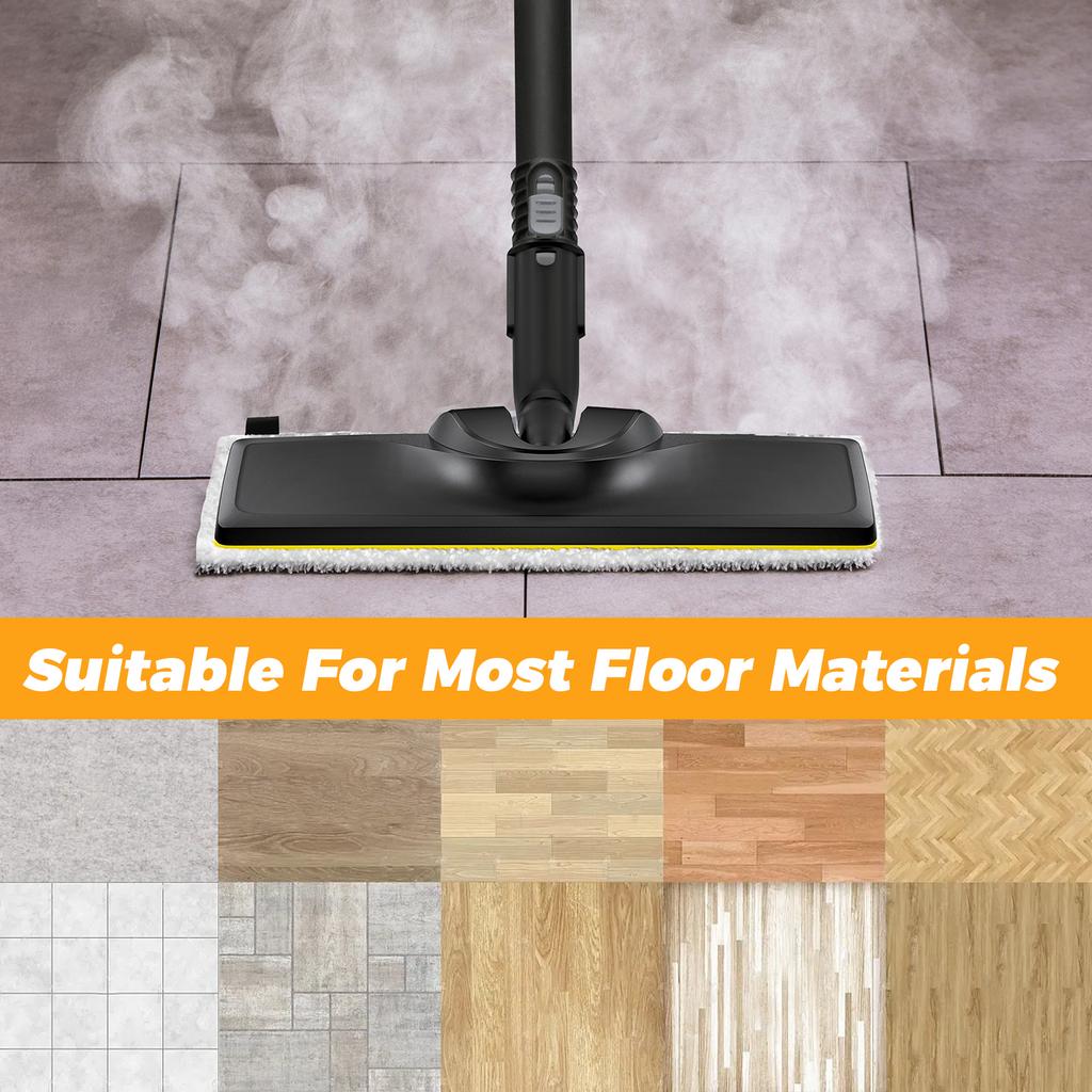 10Pcs Microfiber Replace Mop Pad Water Absorbent Steam Replacement Mop Head Floor Dust Cleaning Cloth Flat Squeeze Hand Free