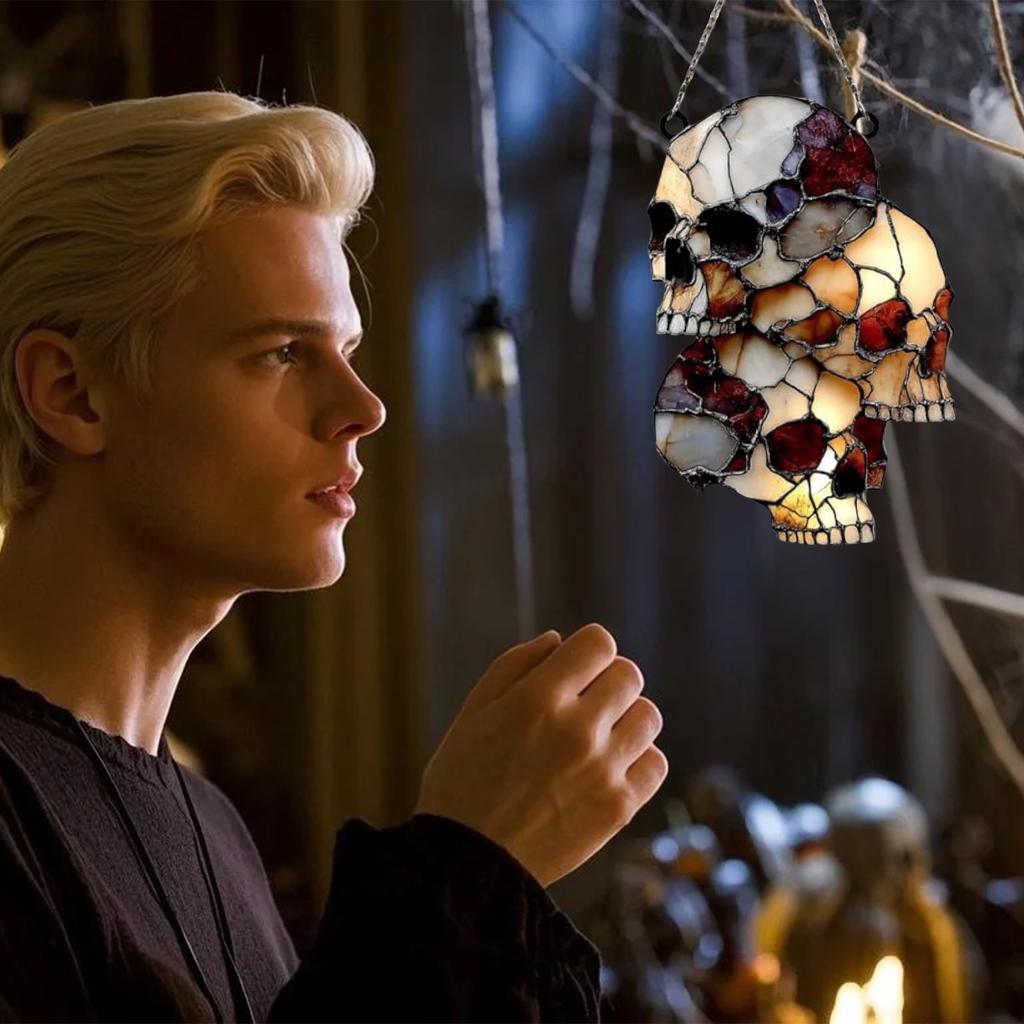 2D Flat Acrylic Halloween Horror Pendant Decoration