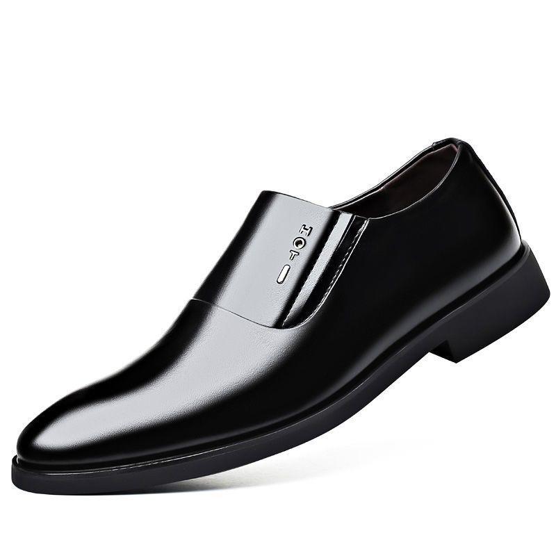 New Men's Shoes Spring and Summer Casual Single Shoes Business Dress Leather Shoes Casual Men's Single Shoes Wedding Shoes