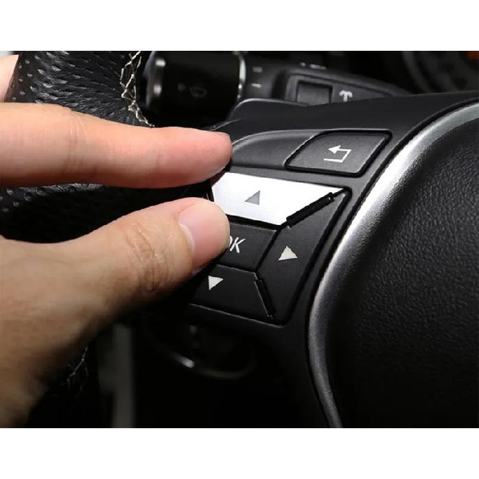 Lenkrad-Tastenschalter-Trimmabdeckungsaufkleber für Mercedes Benz ABCE Ml Gl Cla Gla Glk Sl Slk-Klasse W176 W246 W212 W204