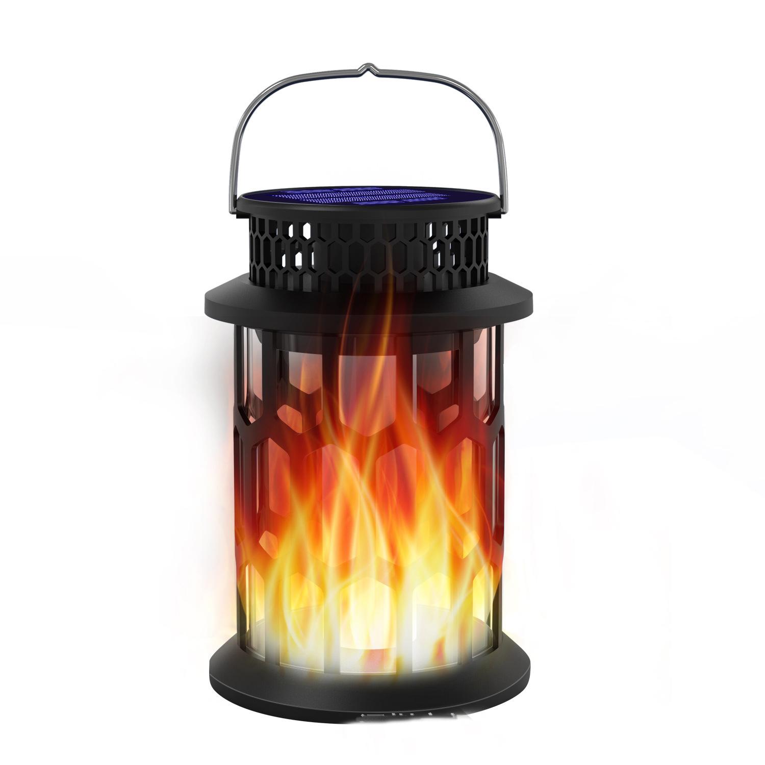 

Солнечная лампа Дворцовая лампа Садовая лампа Открытый сад Газон Пламя подвесного типа можно вставить в лампу ландшафтного освещения 2Pcs