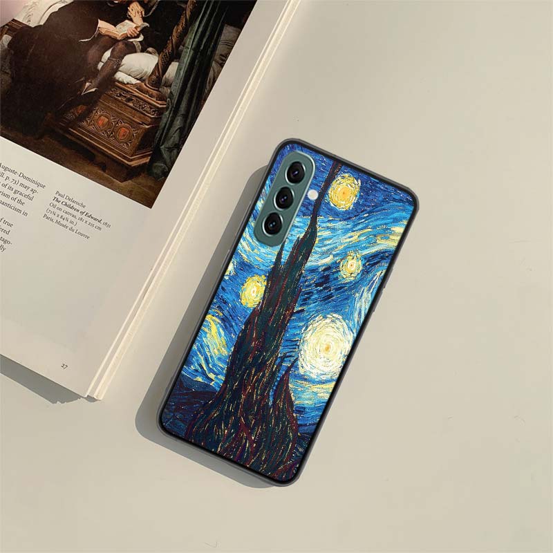 Van Gogh Oil Painting Phone Case For Samsung Galaxy A54 A34 A24 A14 A04 A04S A12 A22 A32 A52S A72 A53 A33 A23 A13 4G A73 A42 5G