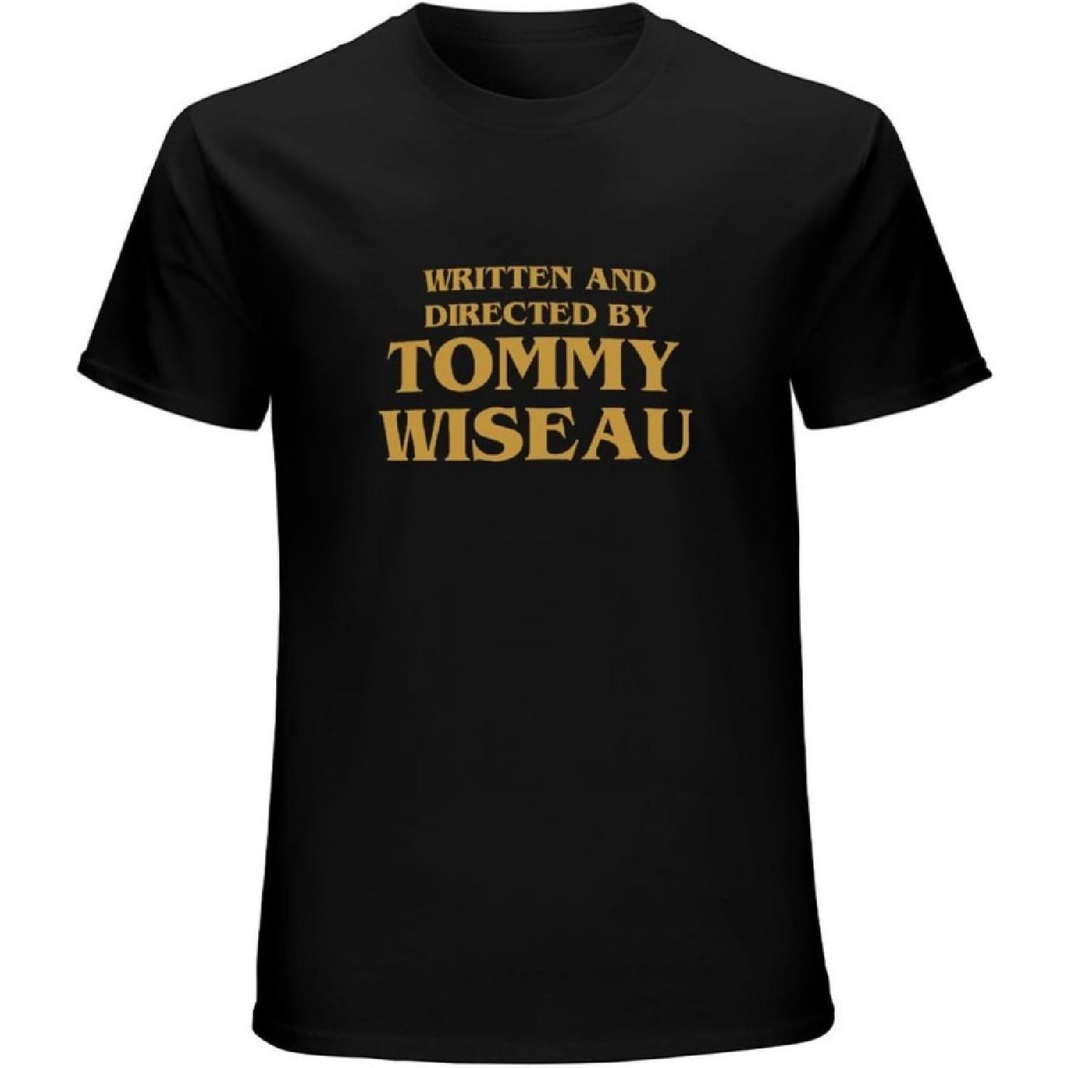 Ouybia Short Sleeve Written and Directed by Tommy Wiseau Mens Shirt Unisex Funny Movies Shirt Black S