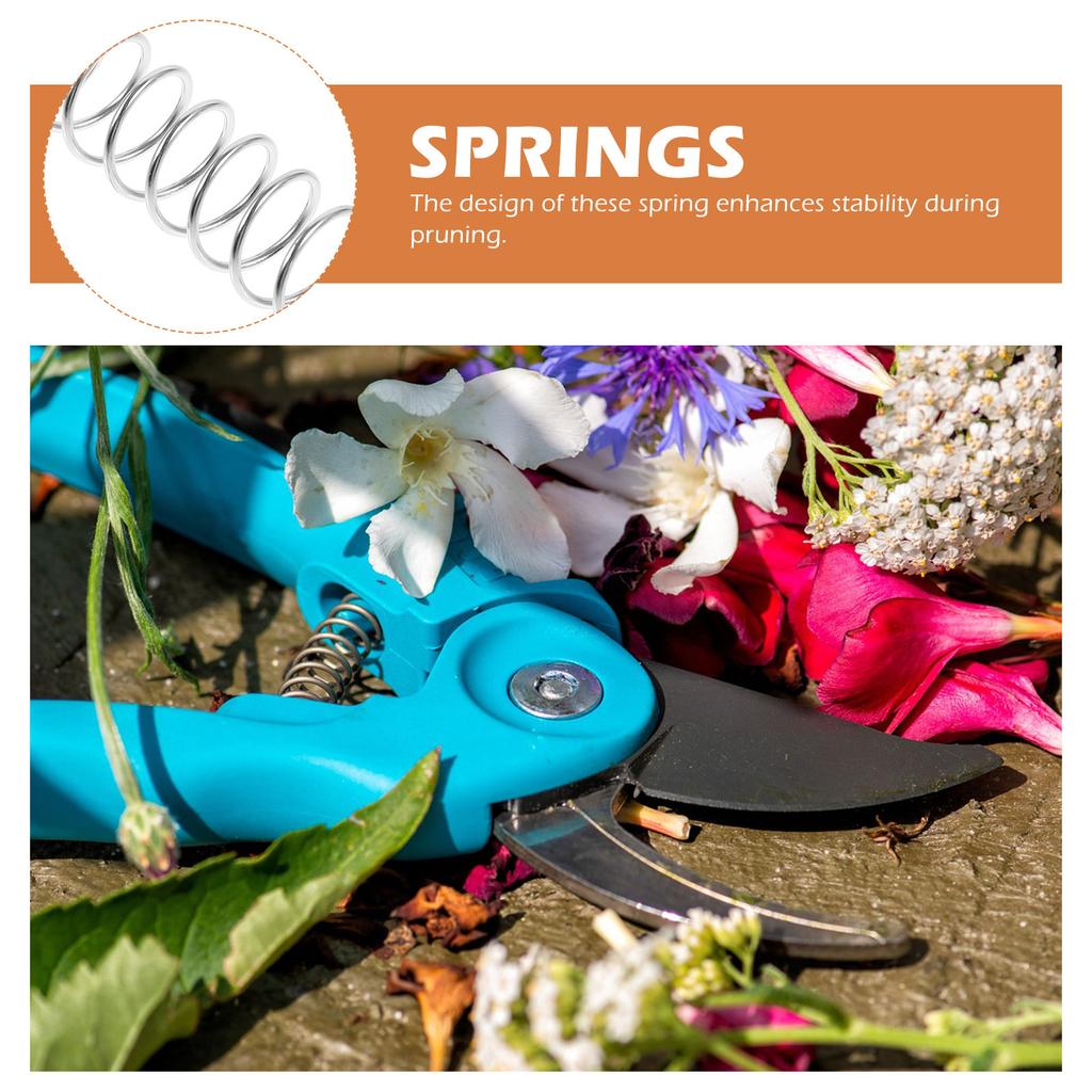 20Pcs Compression Spring for Fruit Pruning Shears Repair Manganese Steel Replacement Spring with Enhanced Stability Elasticity