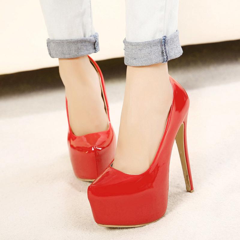 Women's Elegant Temperament Women's Shoes European And American Fashion New High Waterproof Platform High Heels Fashion