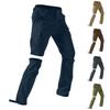 Detachable Sports And Leisure Multi Pocket Workwear Shorts, Loose Outdoor Casual Long Pants, Cropped Pants