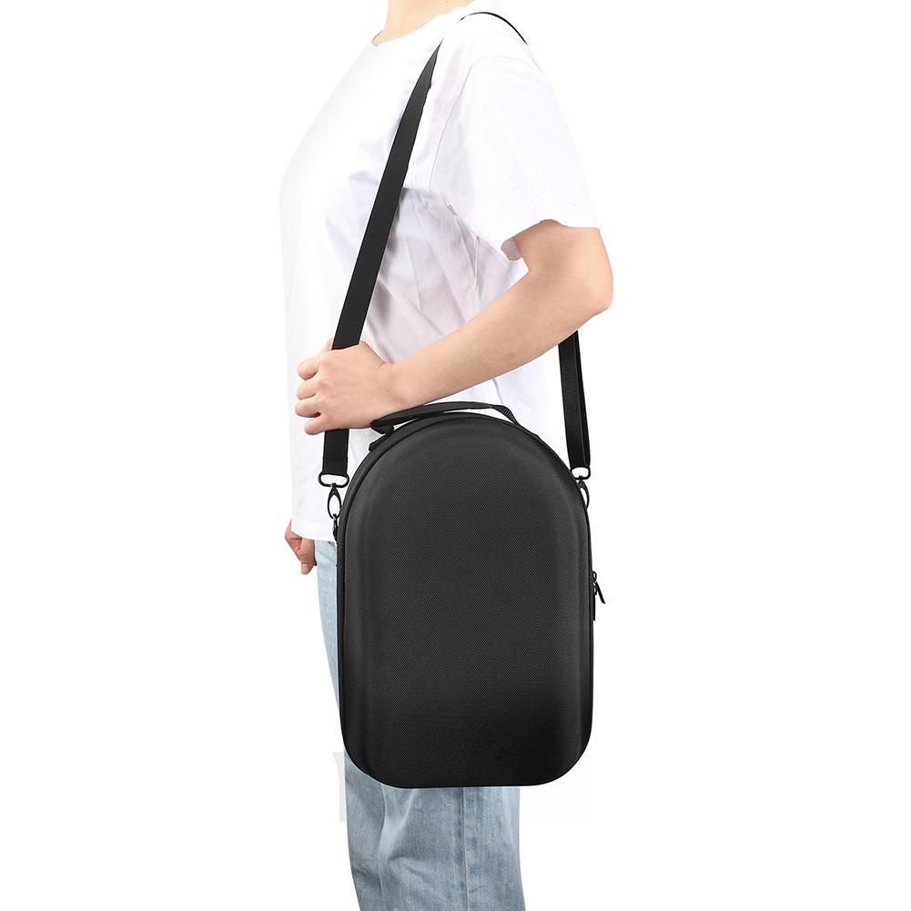 Estojo de transporte Len Cover à prova de choque Bolsa de viagem rígida portátil Braçadeira de cabo com alça de ombro para controle de fone de ouvido Meta Quest 3 VR