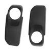 2pcs Front Plastic Fog lampshade Light Lamp Covers for Wrangler JK 10th Anniversary 2007-2017 Bumper Decoration Frame