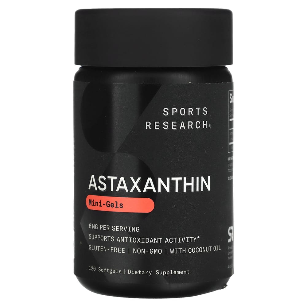 

Sports Research Astaxanthin Mini-Gels 6mg, 120 Softgels 120 pcs - 1 ea