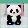 Panda Plysjleketøy Med Supermyk Kort Plysj For Barn Bursdagsgave Og Samlerobjekt