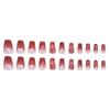 Medium Length Ballerina False Nail Square Head Nail Tips Fashion Coffin Fake Nails  Girl