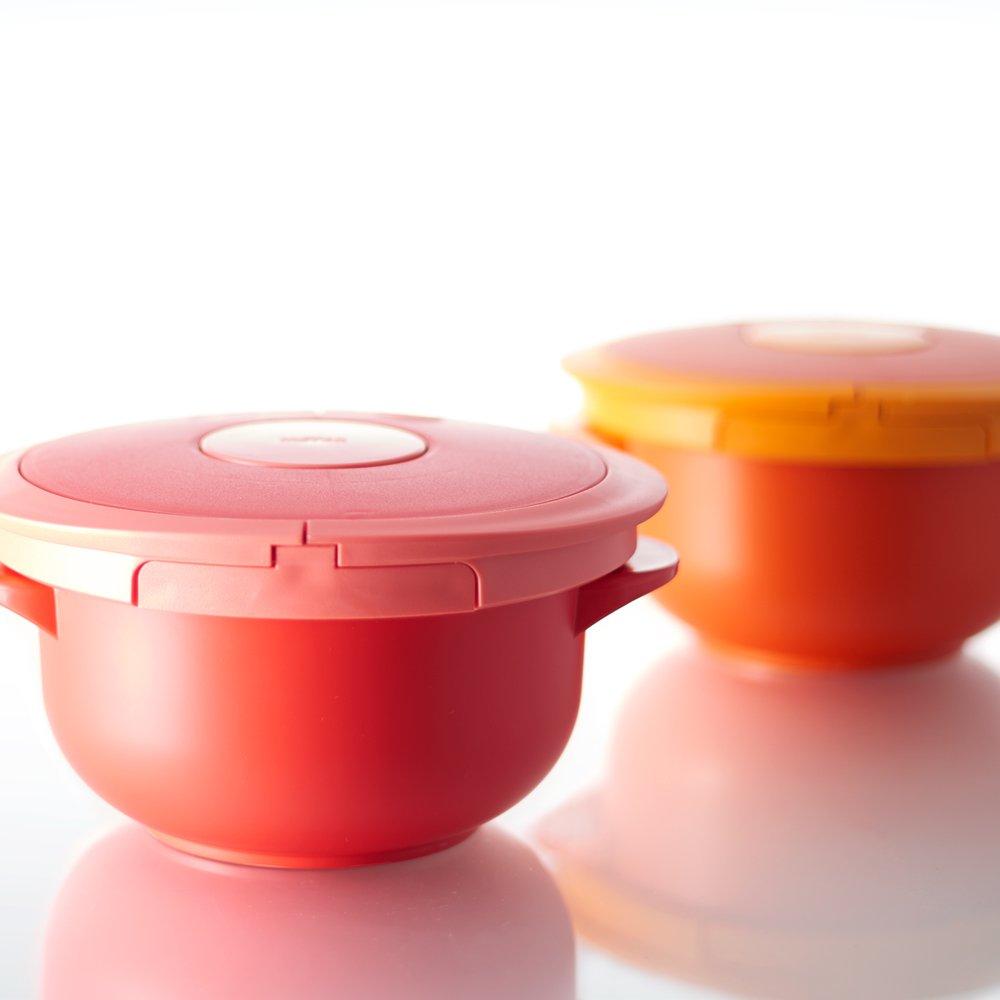 Meyer Japan Microwave Pressure Cooker 2, 2.5L, Orange, YY-68