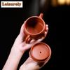 200ml Yixing Purple Clay Teapots Handmade Large Caliber Pot Raw Ore Dahongpao Mud Kettle With Filter Chinese Zisha Tea Set Tea